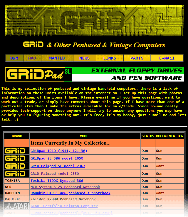 old archive website